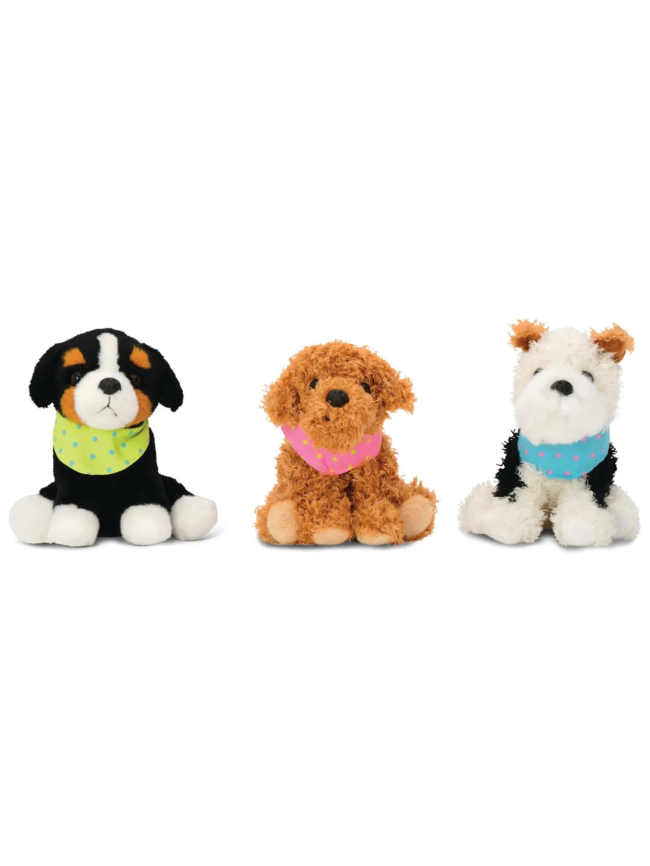 IScream Cozy Pups Plush Set