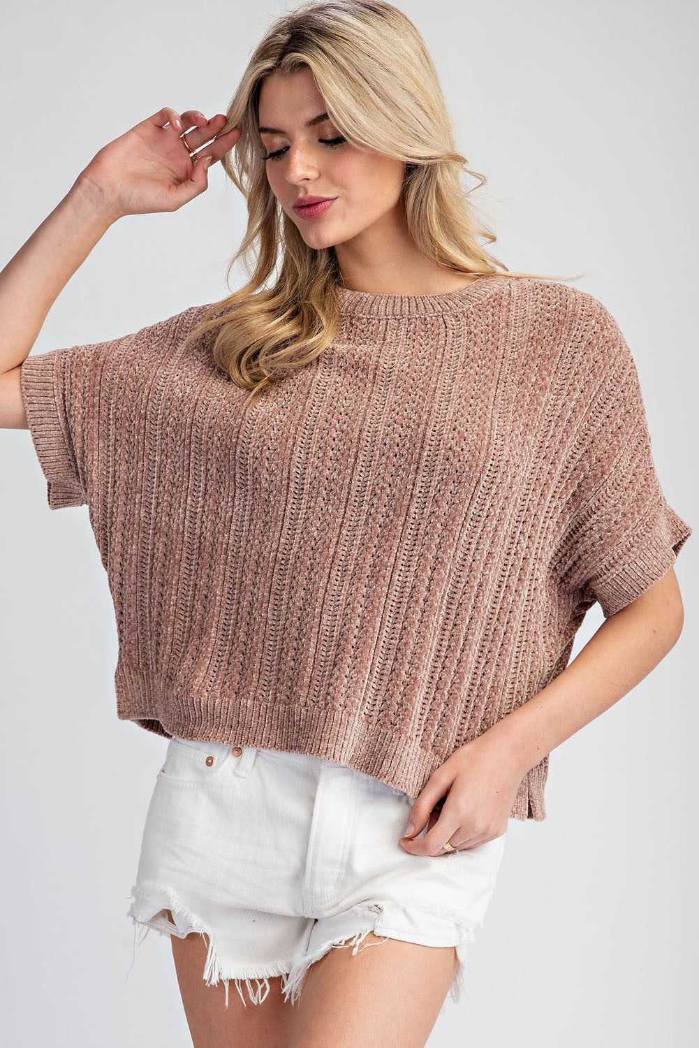The Matilda Short Sleeve Sweater