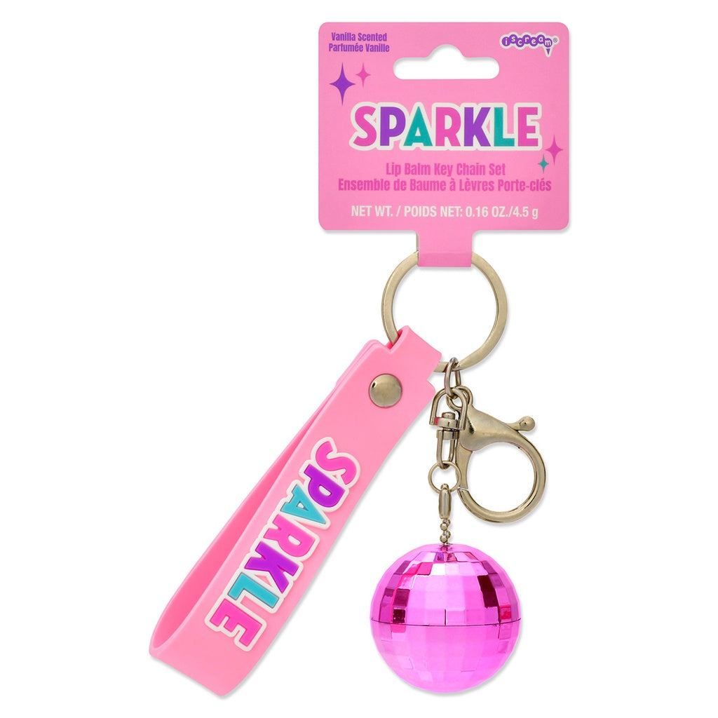 IScream Sparkle Lip Balm Key Chain Set