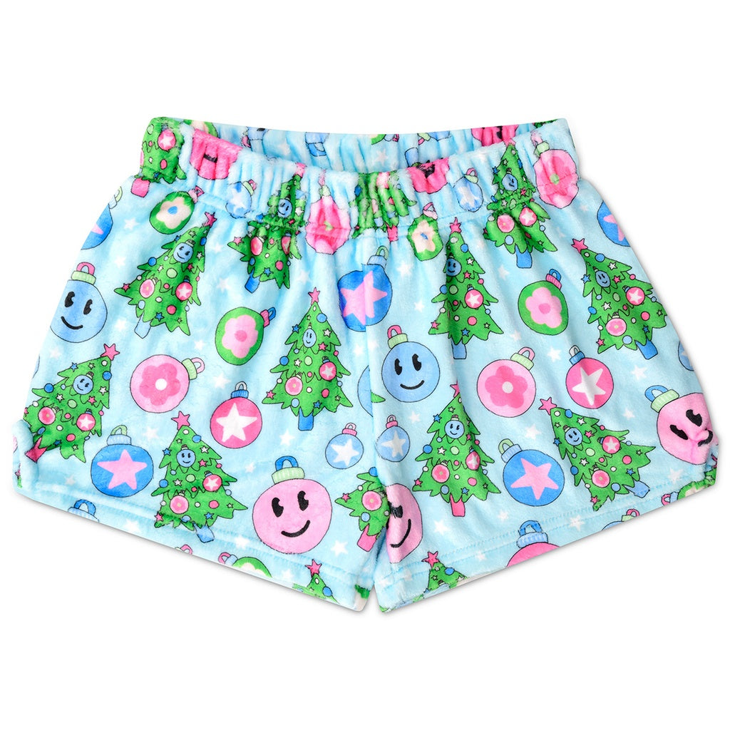 IScream Groovy Holiday Plush Shorts