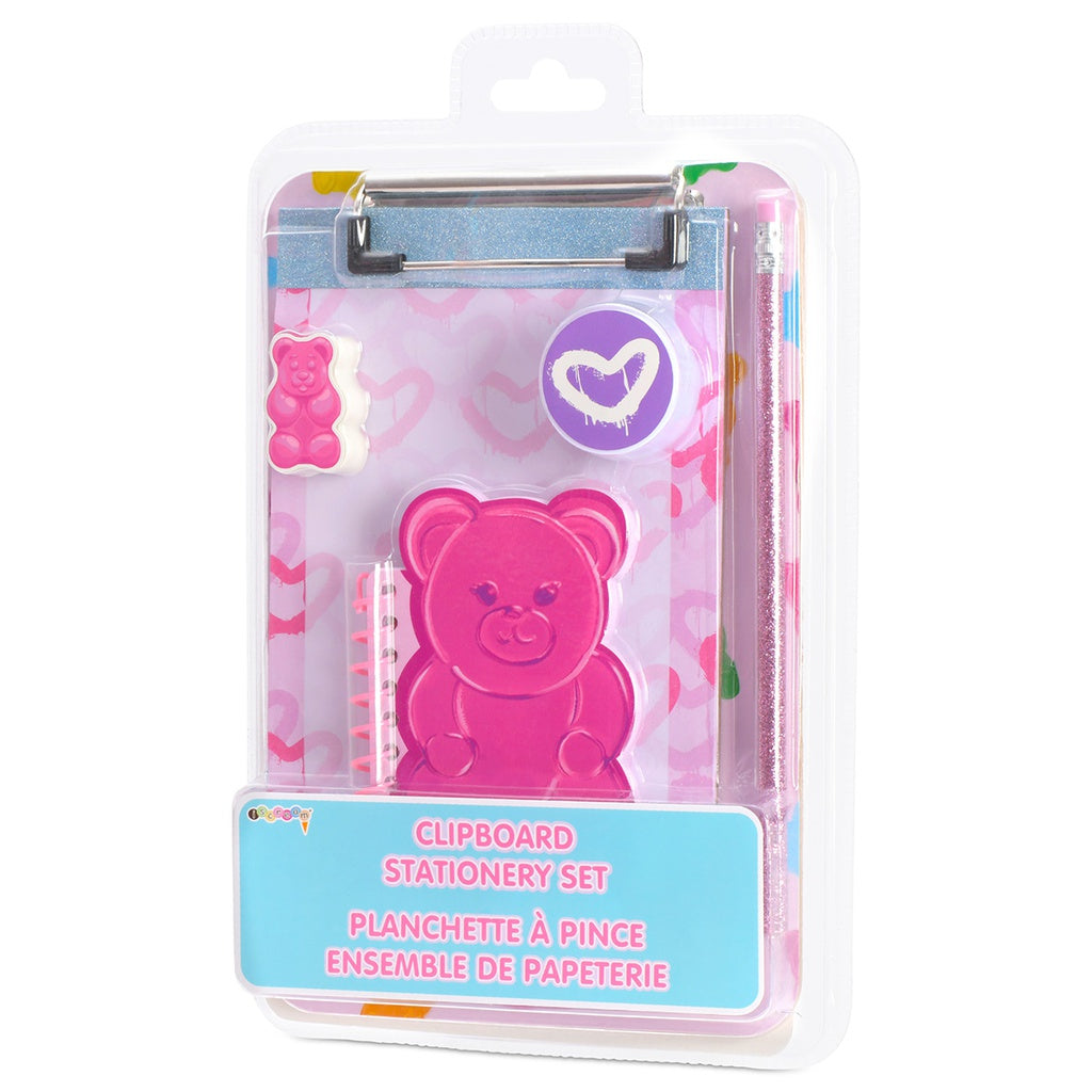 IScream Gummy Bear Clipboard Stationery Set