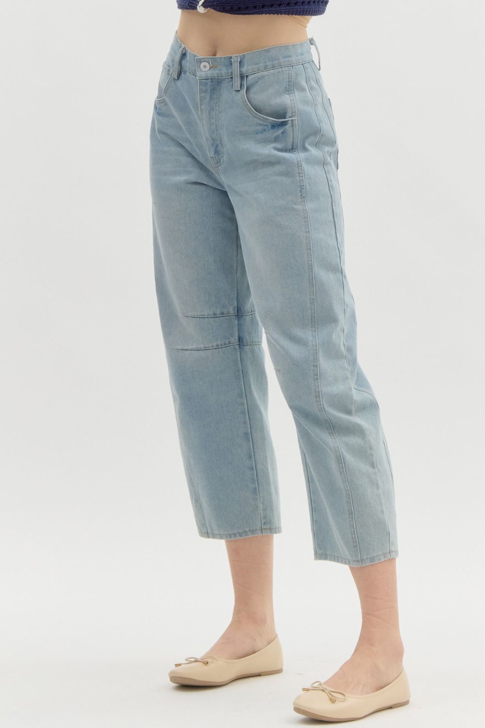 Zoey Barrel Jeans