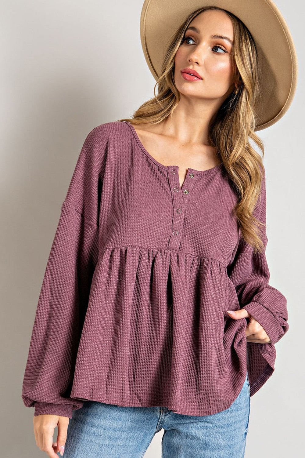 The Shelley Henley Top