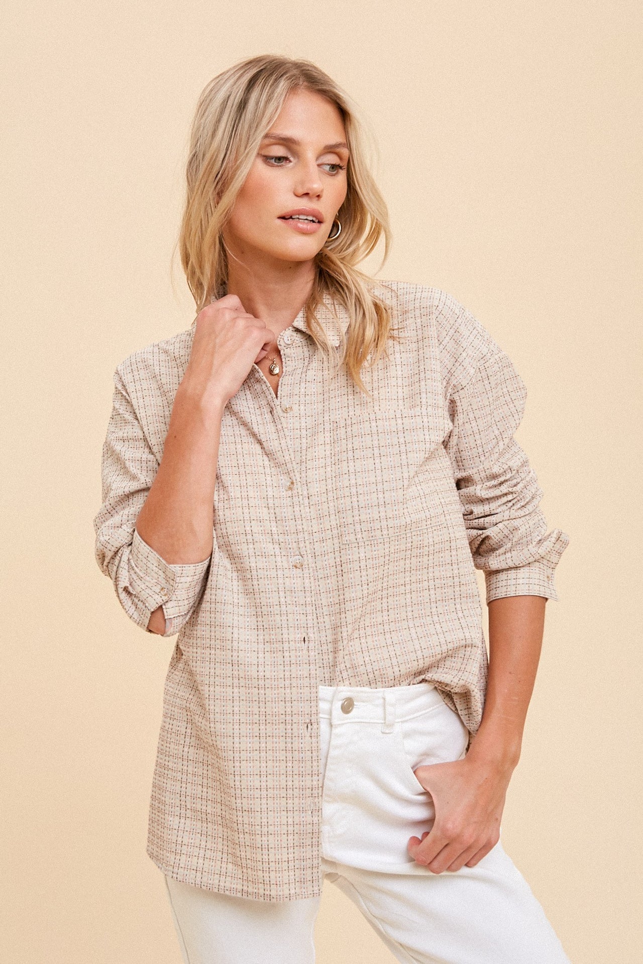 The Blythe Button Down Top