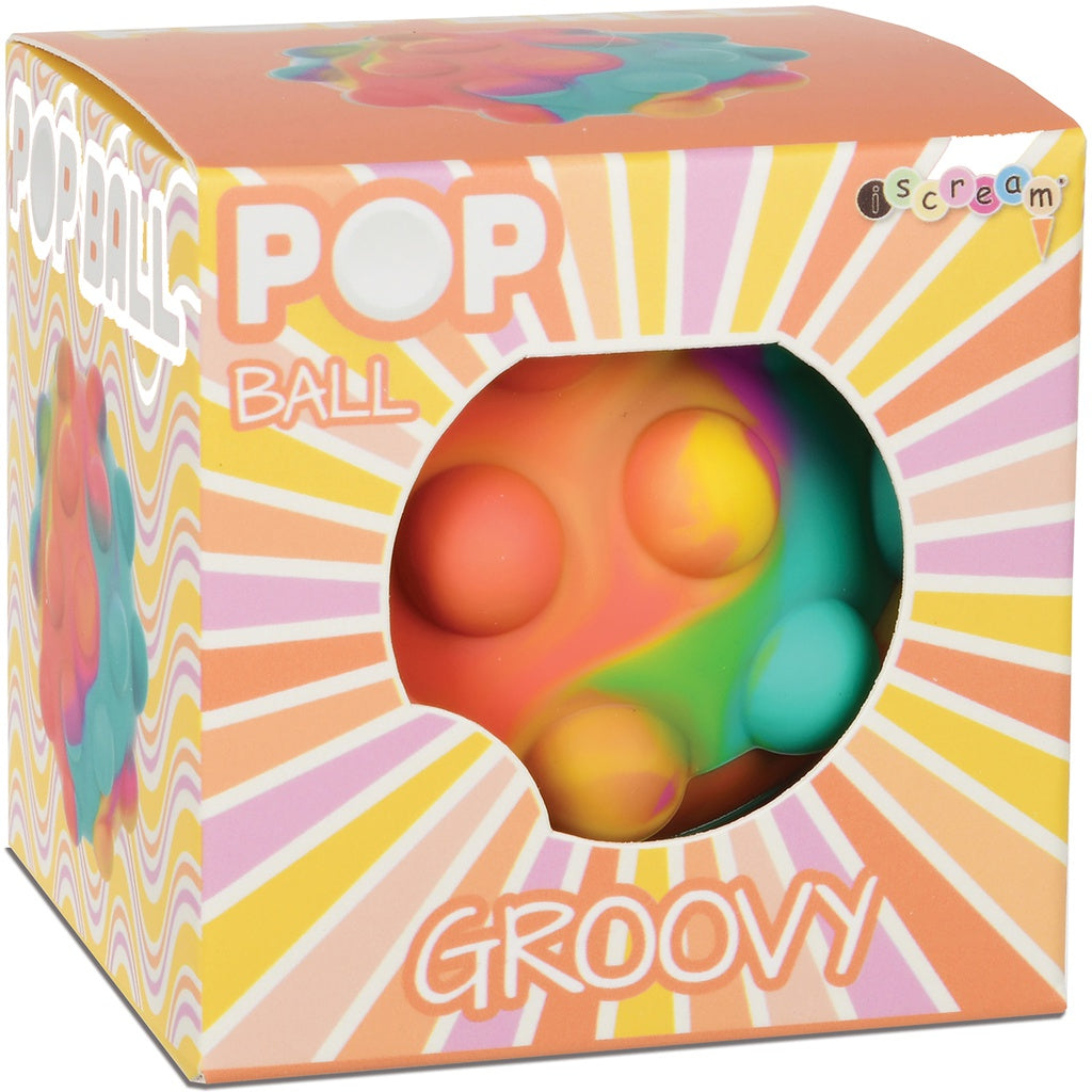 IScream Groovy Tie Dye Popper Ball