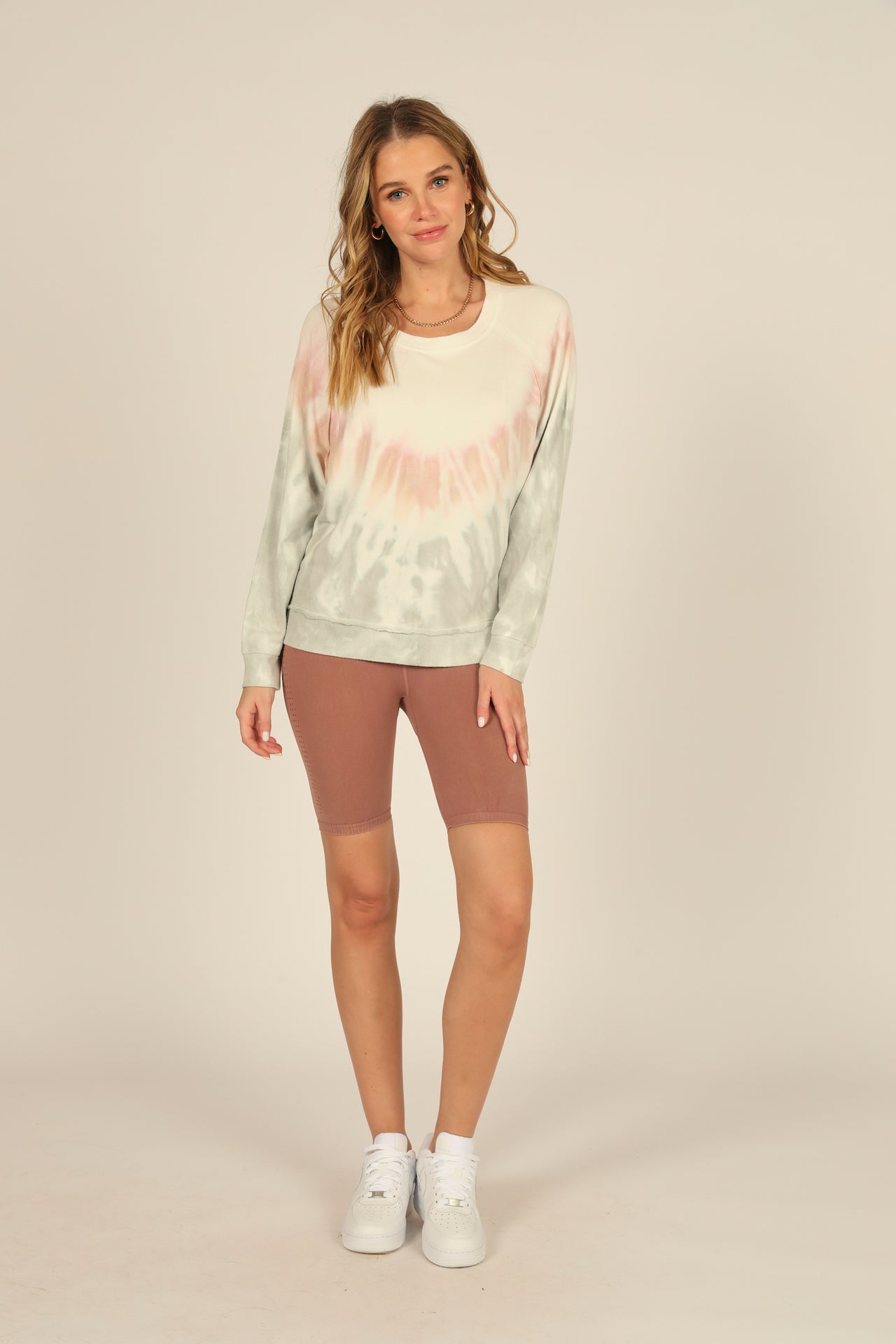 The Fiona Feather Tie Dye Sweatshirt