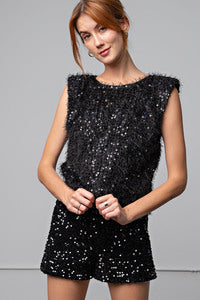 The Gracie Sequin Top