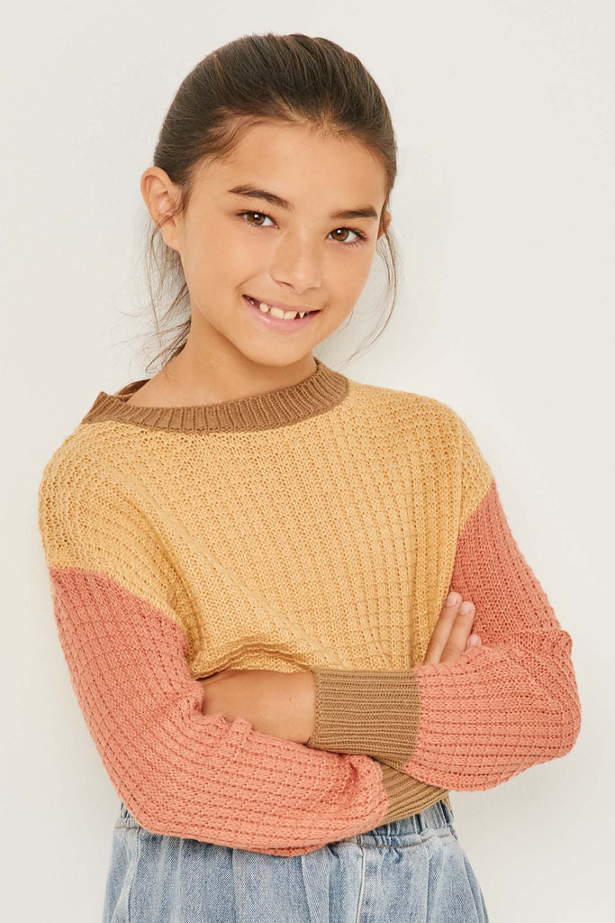 HAYDEN COLORBLOCK SWEATER