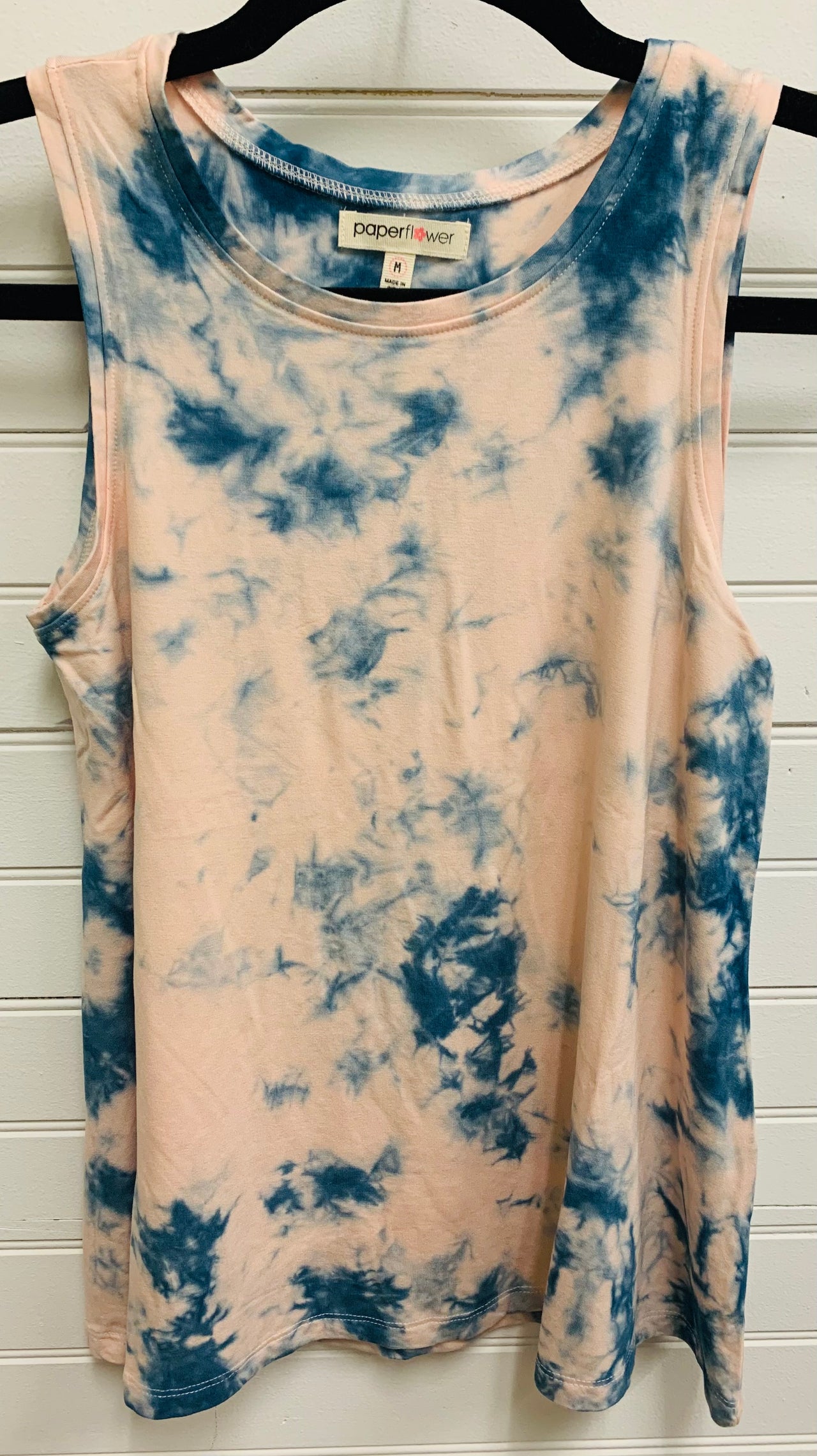 Paper Flower Tie Dye Swing Tank