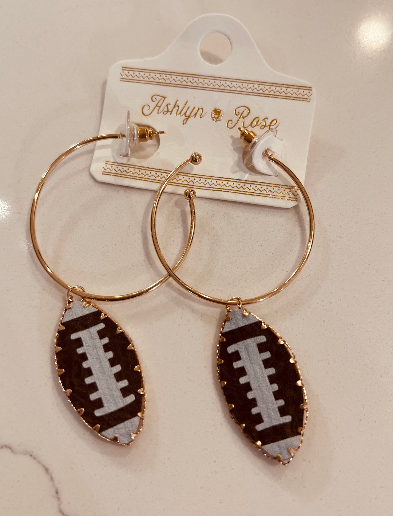 Football Earrings