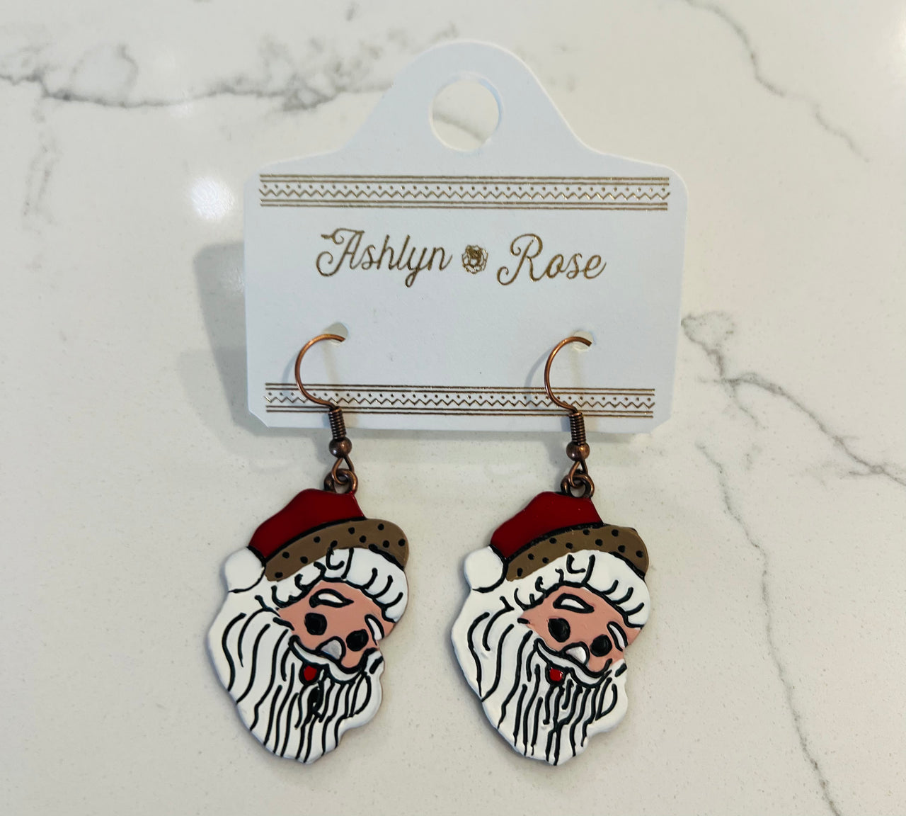 Santa Earrings