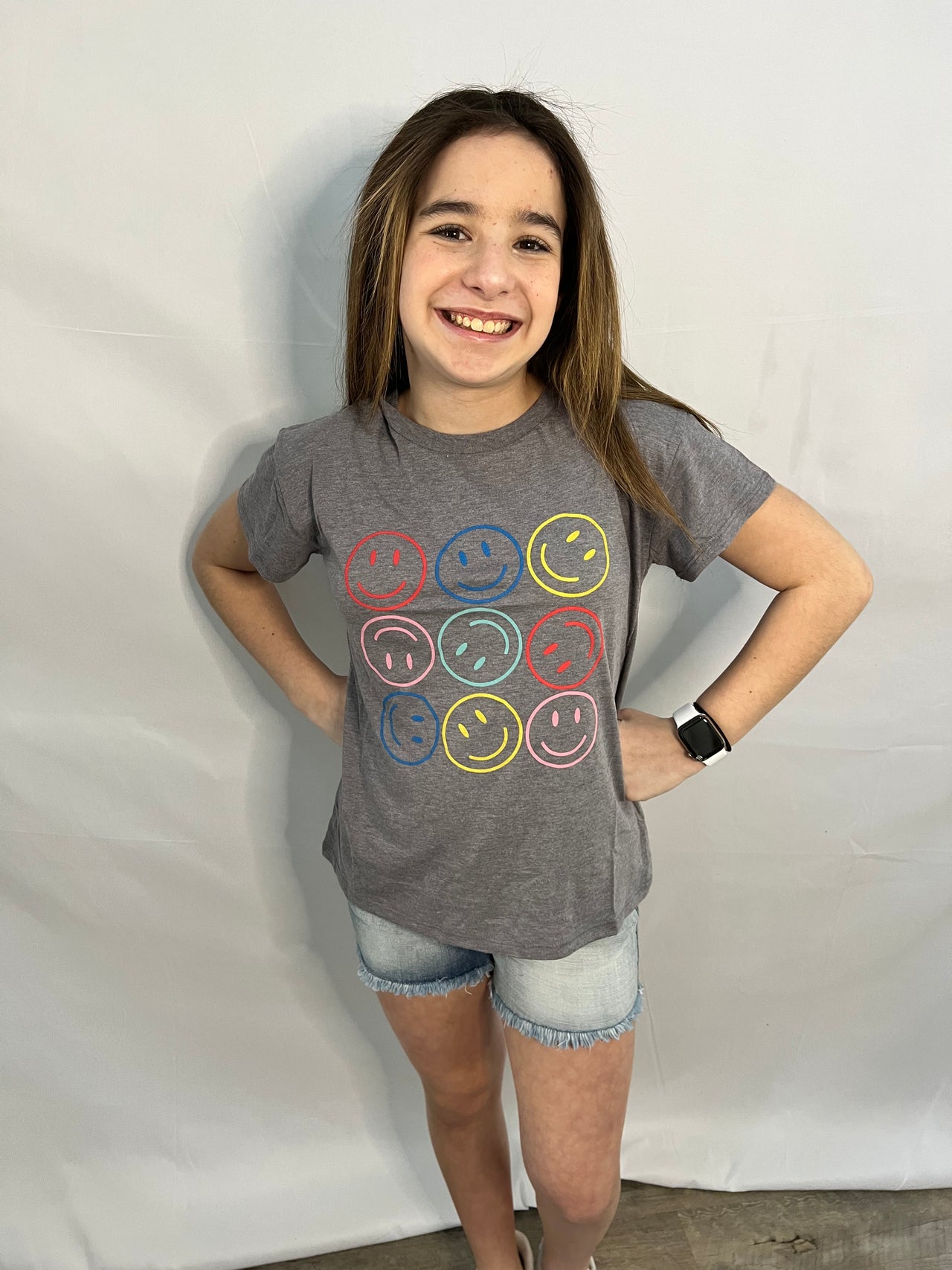 Rainbow Smiley Tee