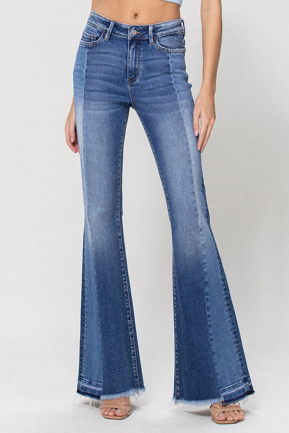 Vervet Bella High Rise Contrast Panel Jeans