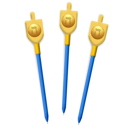 Dreidel Pen Toppers