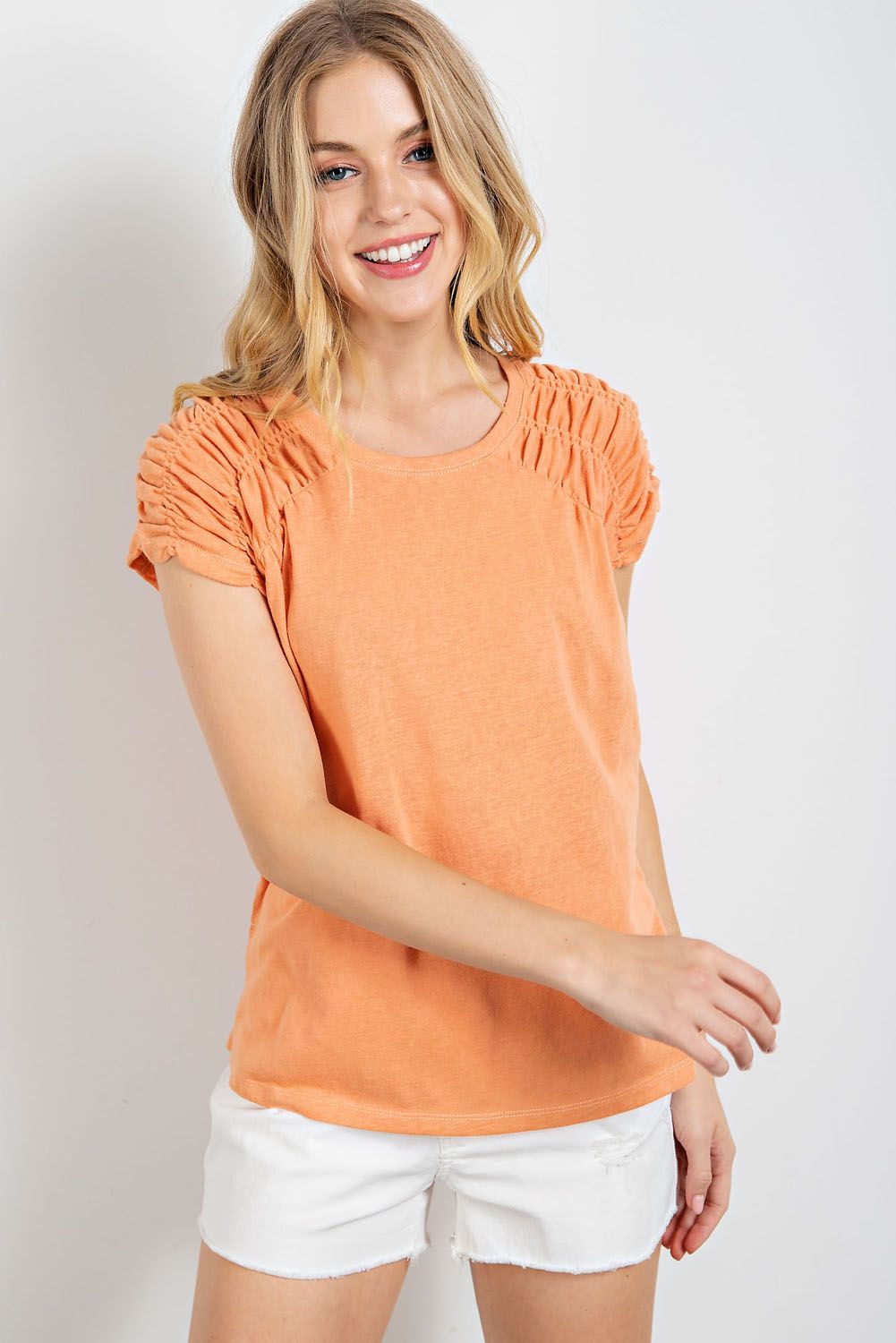 The Evie Ruched Tee