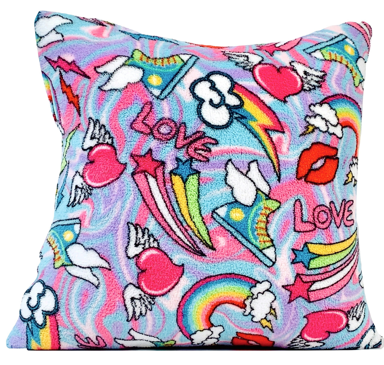 Made With Love & Kisses Fantasy Fuzzie Pillow