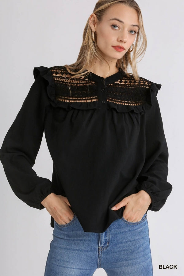 The Blaire Button Front Top