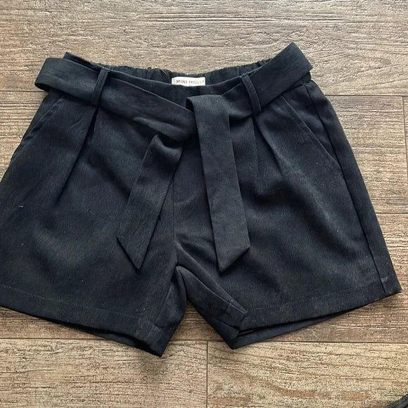 Mini Molly Navy Shorts