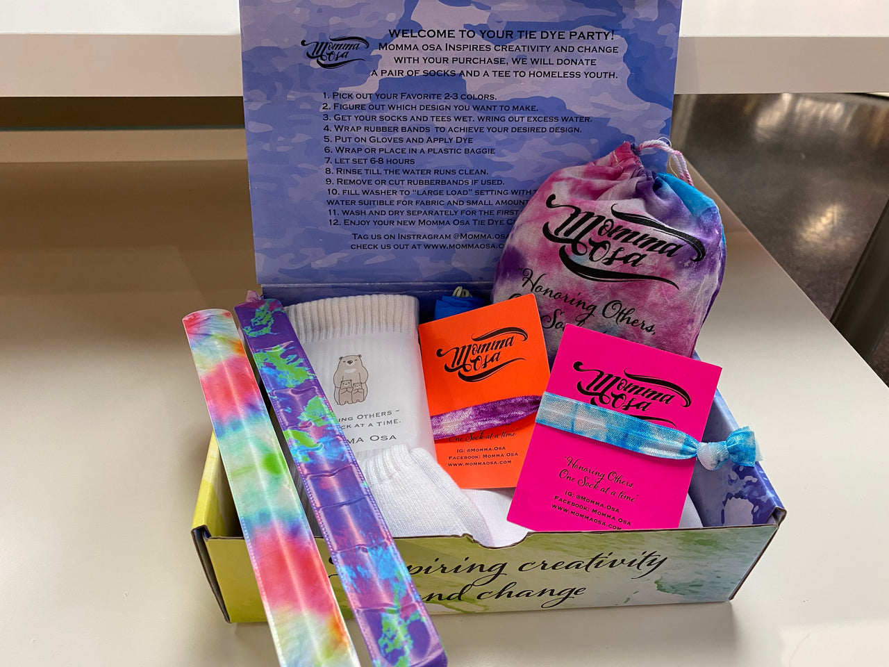 The Sunset Tie Dye Activity Kit